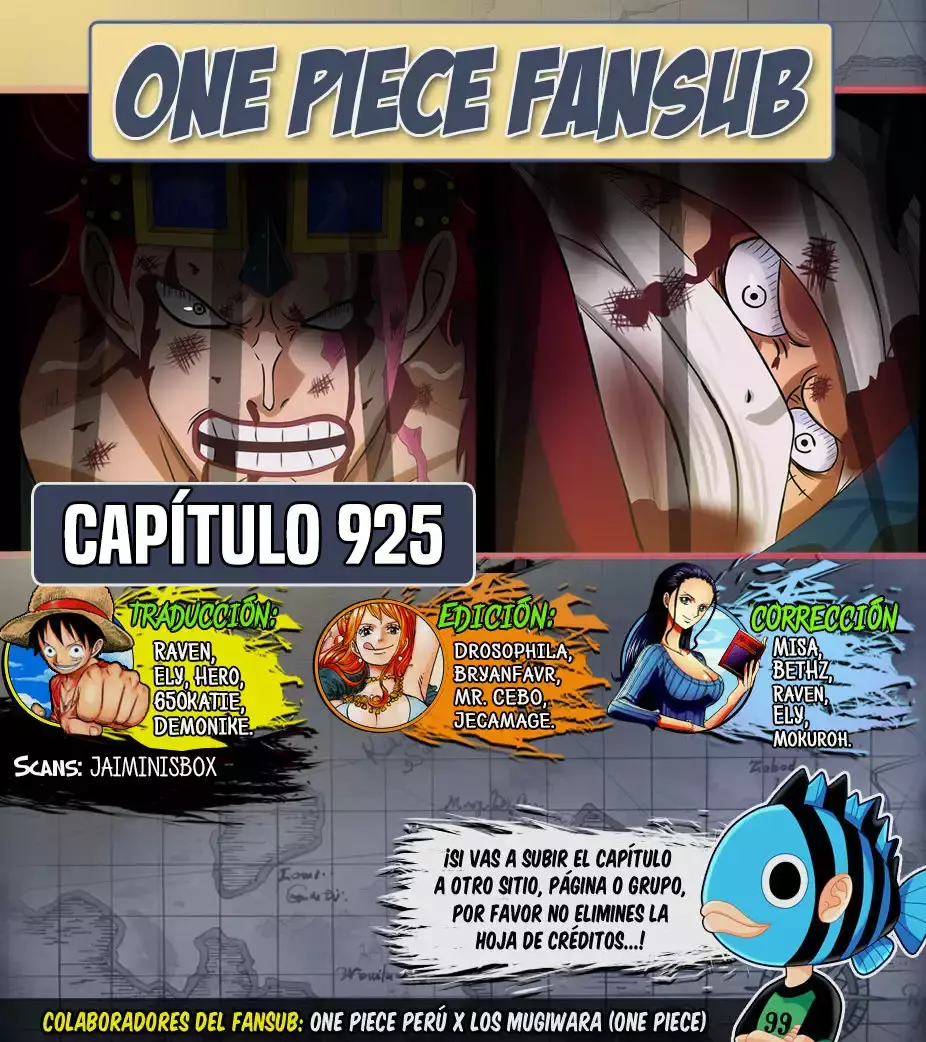 One Piece capítulo 925 página 1