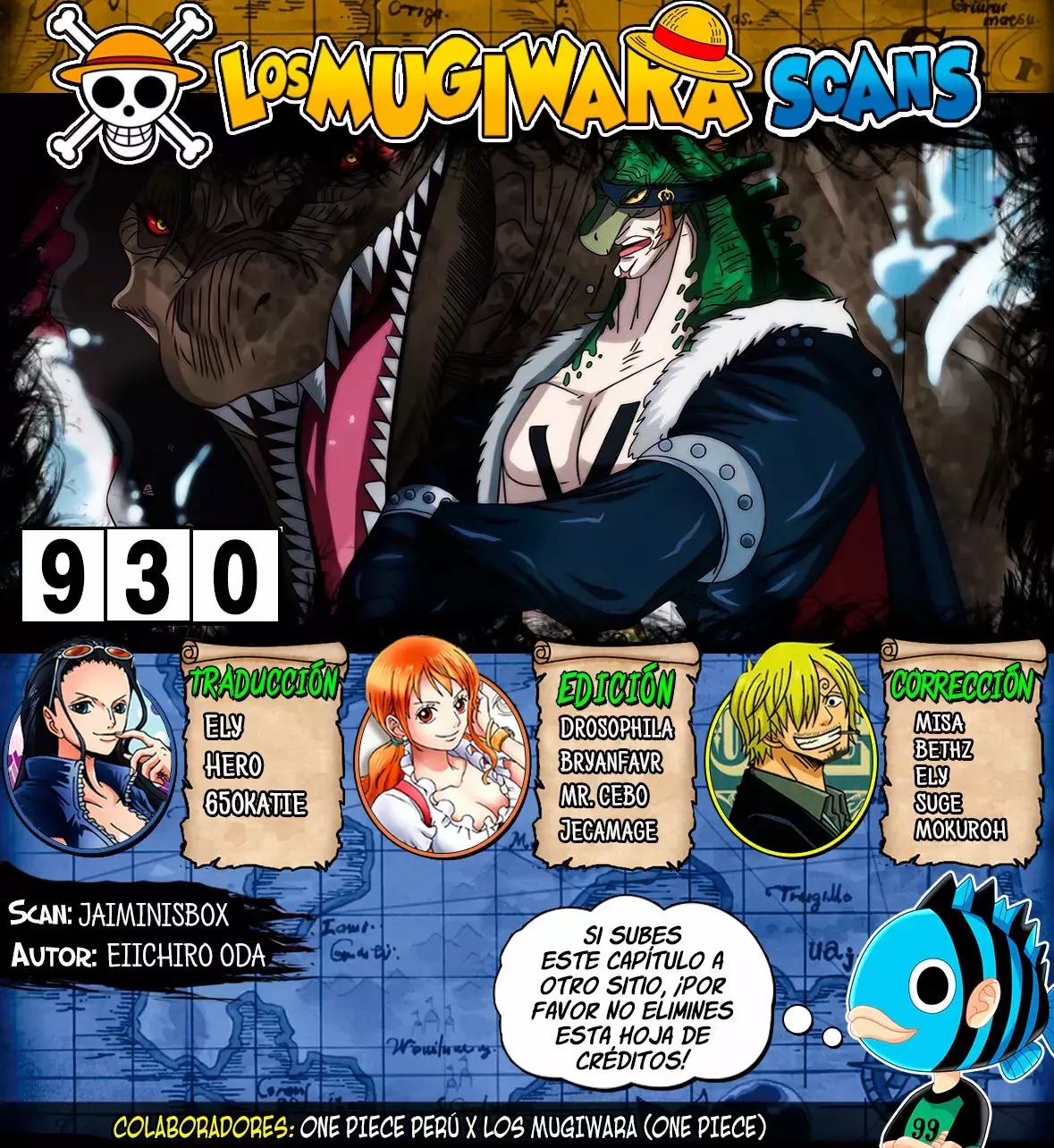 One Piece capítulo 930 página 1