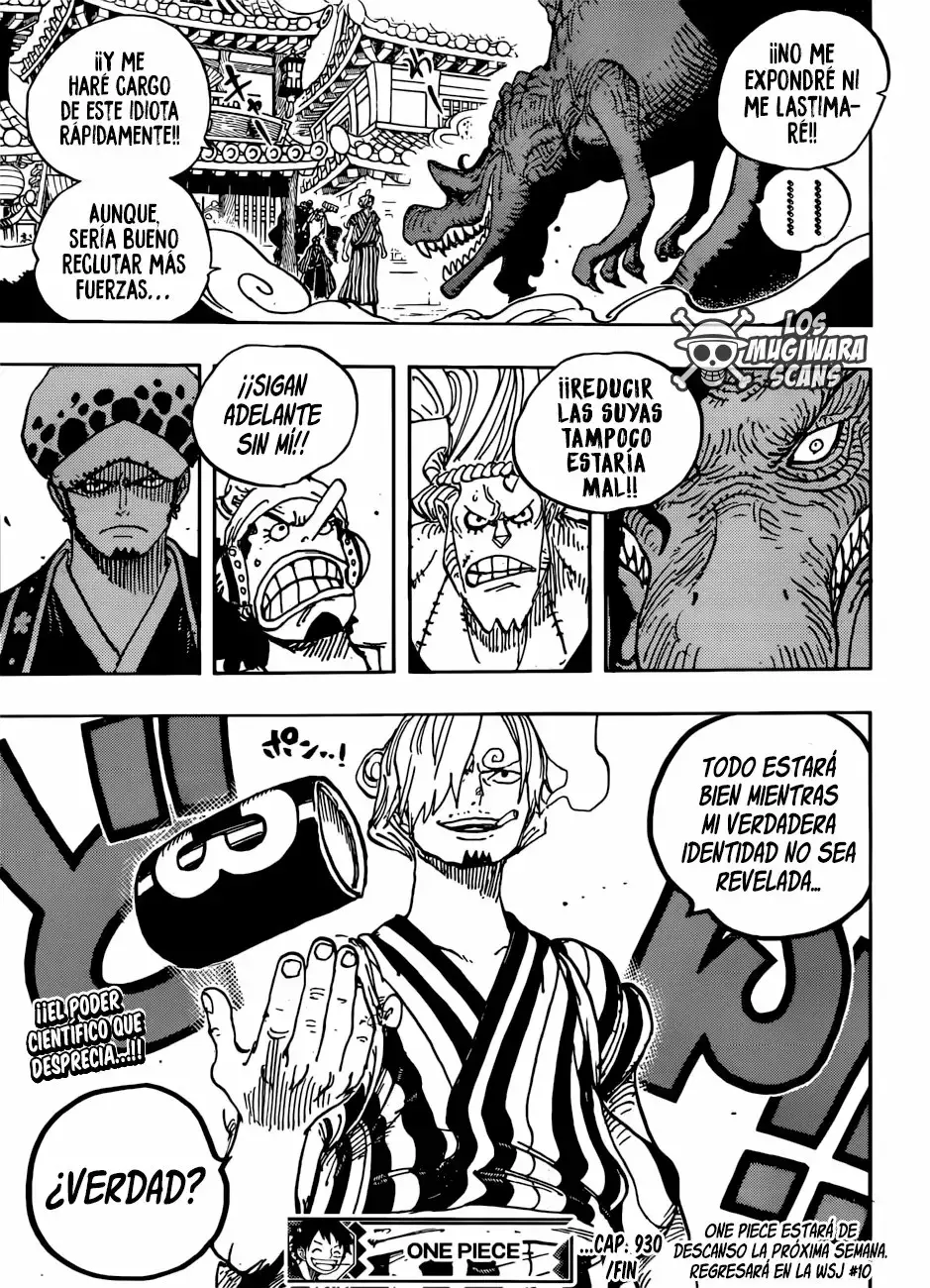 One Piece capítulo 930 página 16