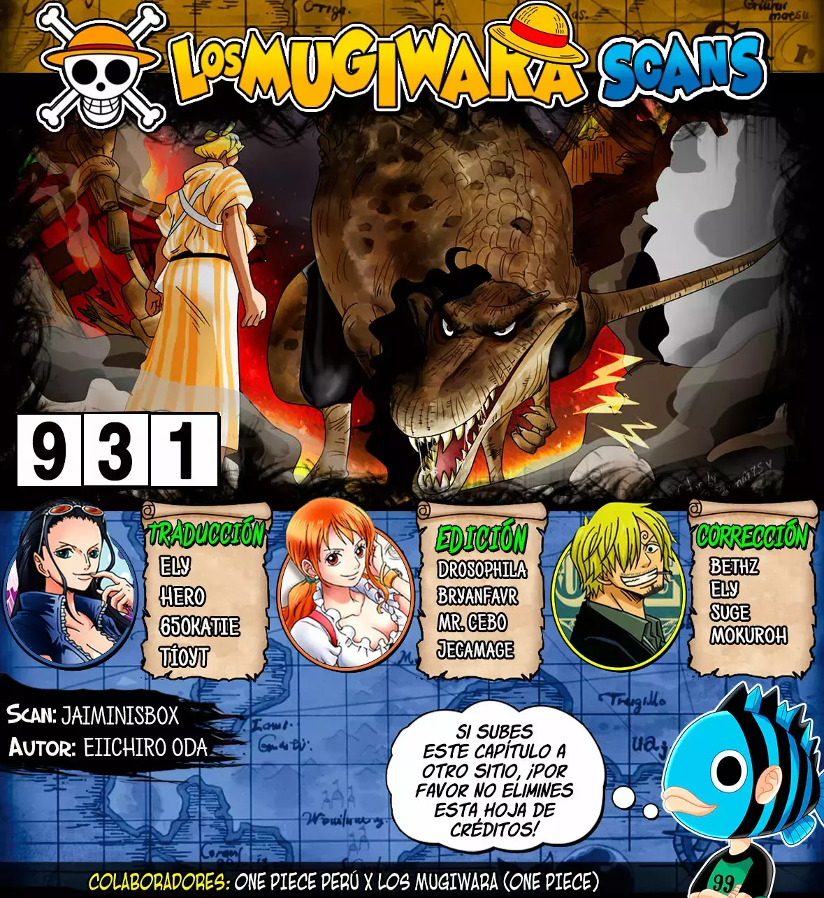 One Piece capítulo 931 página 1
