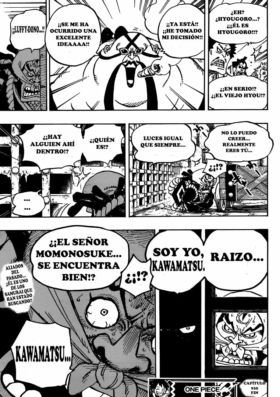 One Piece capítulo 935 página 16