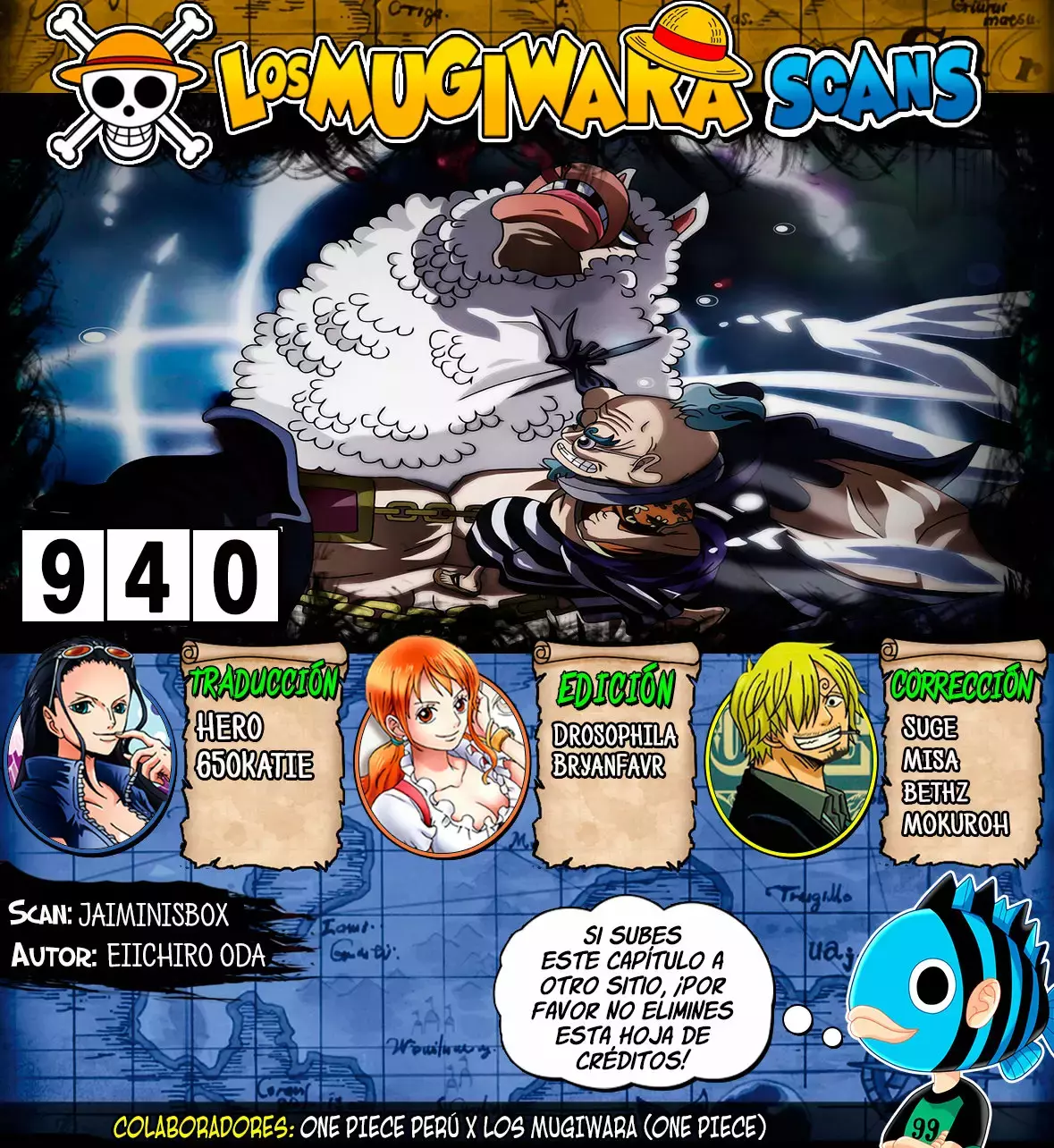 One Piece capítulo 940 página 1