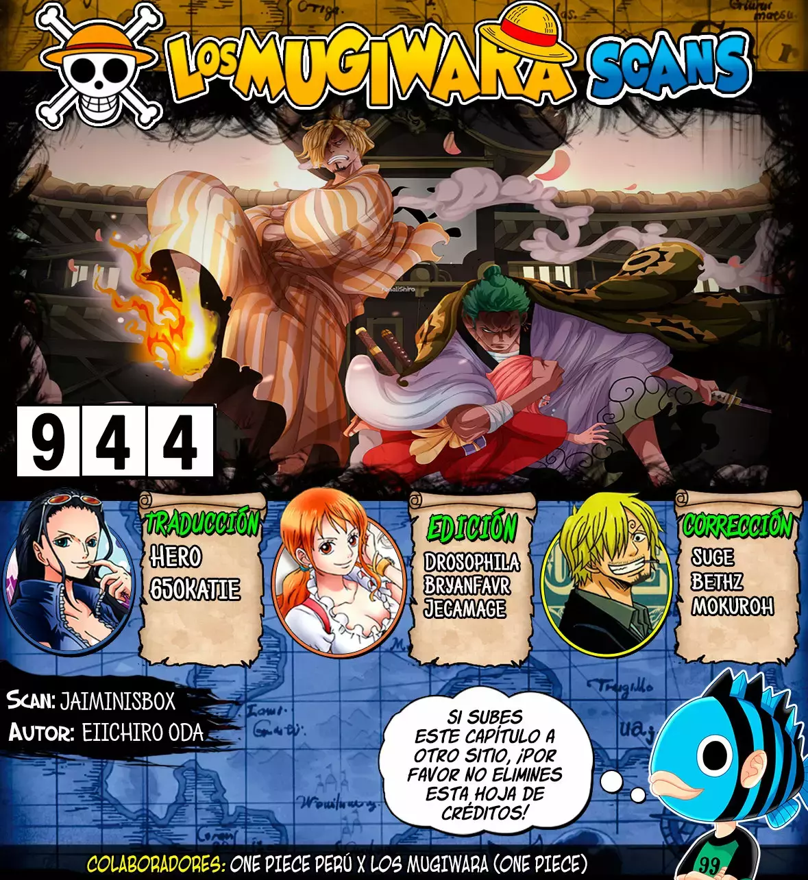 One Piece capítulo 944 página 1