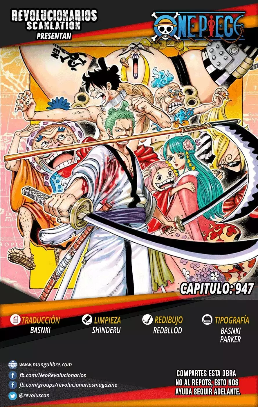 One Piece capítulo 947 página 1