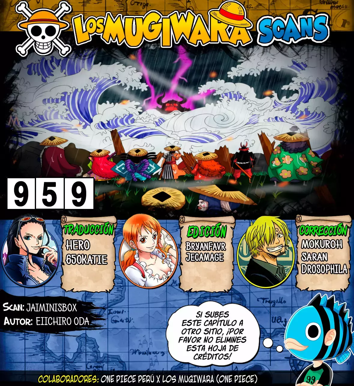 One Piece capítulo 959 página 1