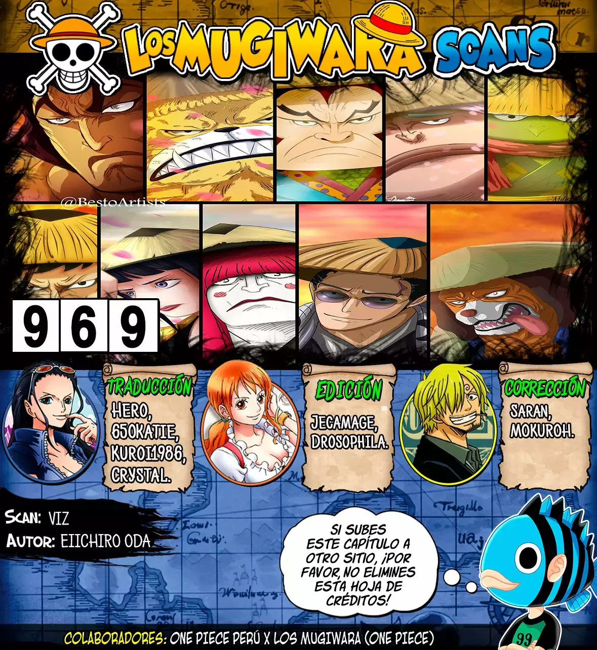 One Piece capítulo 969 página 1