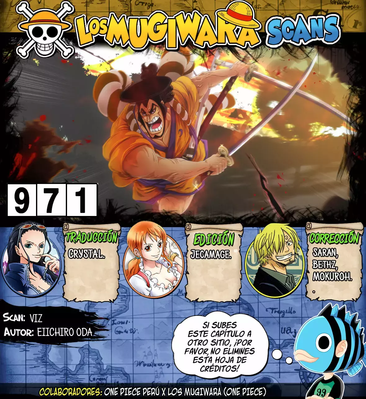 One Piece capítulo 971 página 1