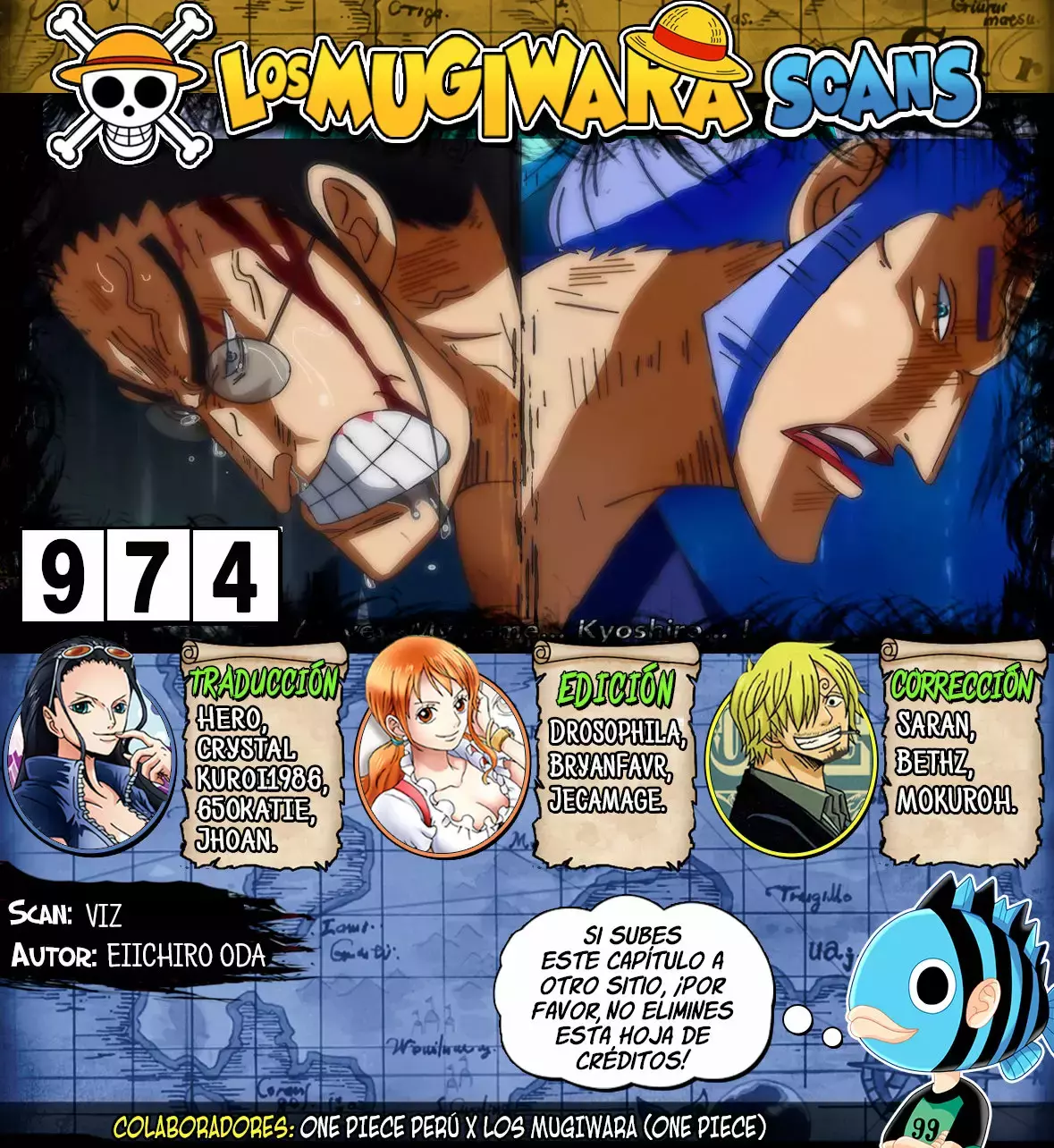 One Piece capítulo 974 página 1