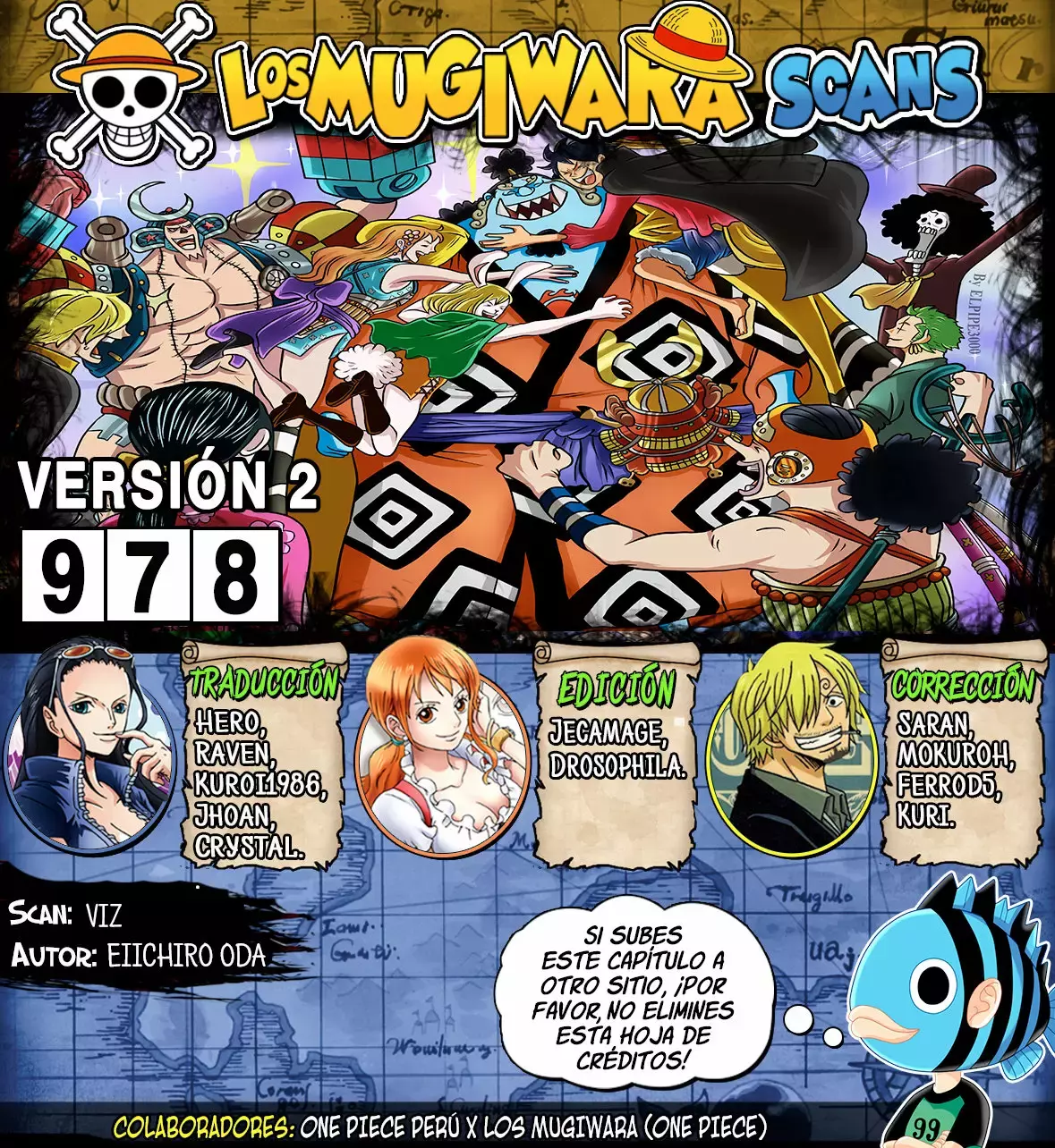 One Piece capítulo 978 página 1