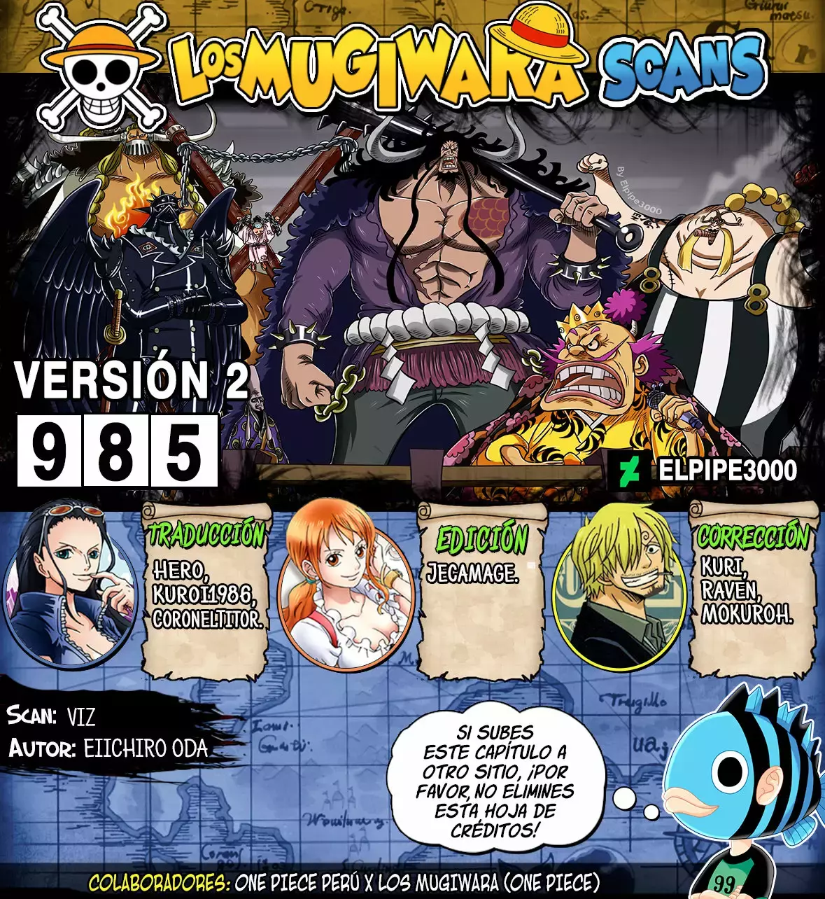 One Piece capítulo 985.5 página 1