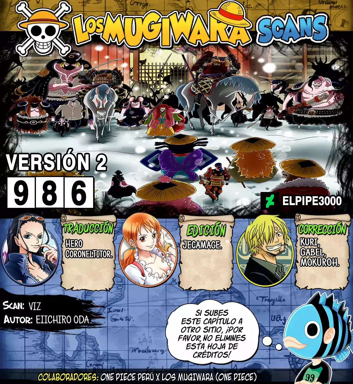 One Piece capítulo 986.5 página 1
