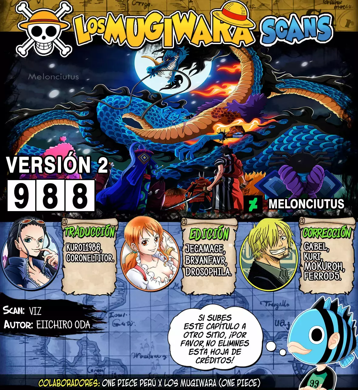 One Piece capítulo 988.5 página 1