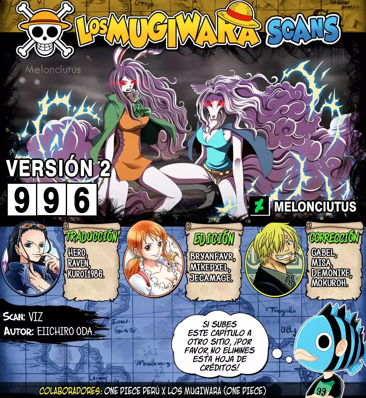 One Piece capítulo 996 página 1