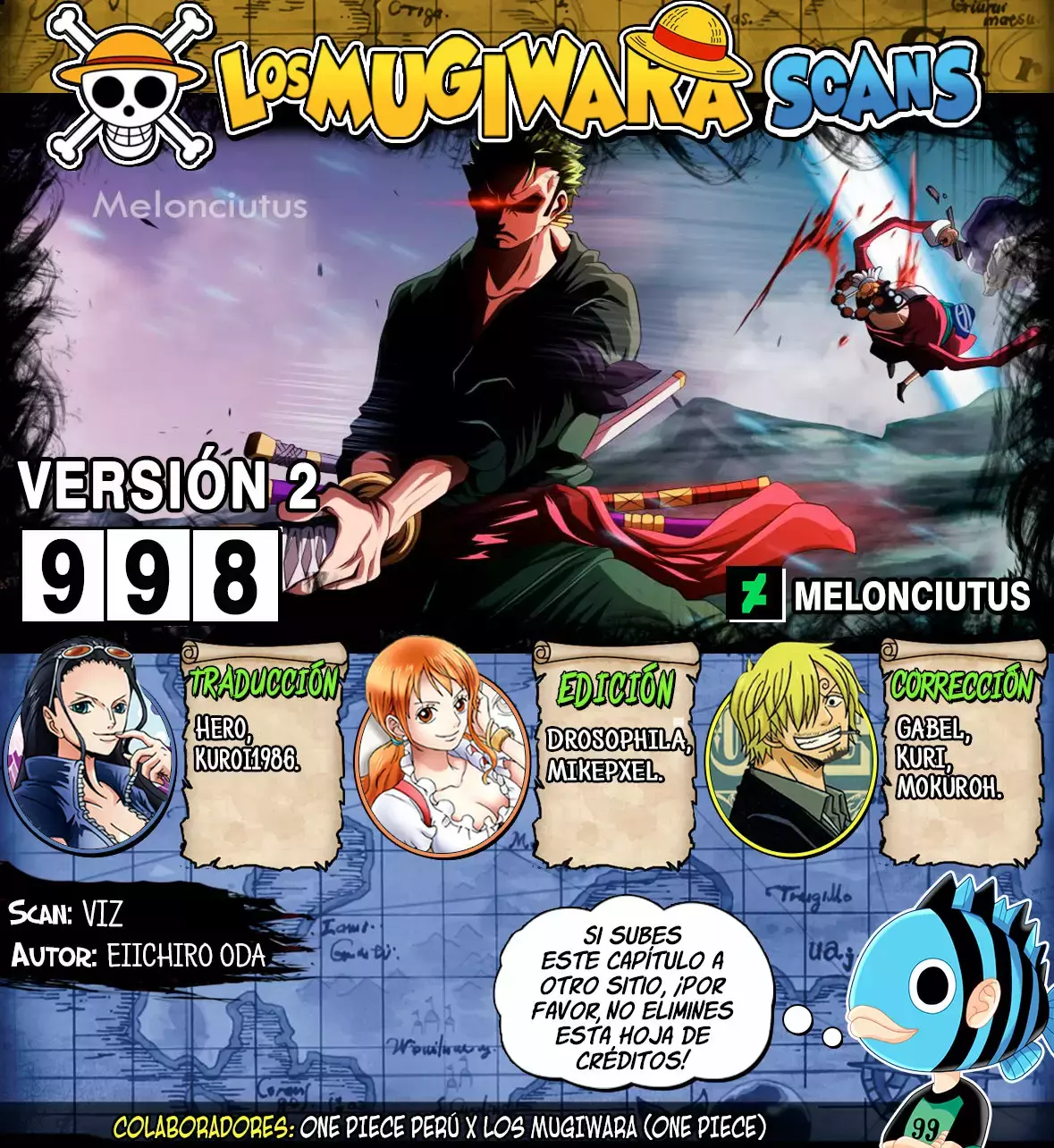 One Piece capítulo 998.5 página 1