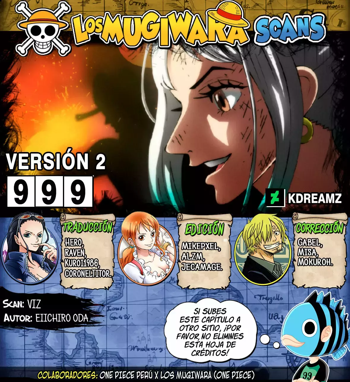 One Piece capítulo 999.5 página 1