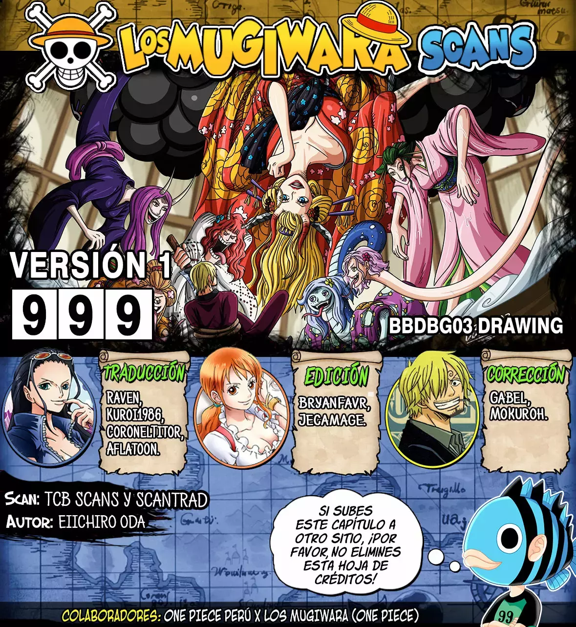 One Piece capítulo 999 página 1