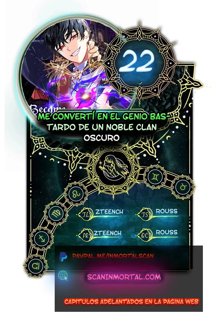 Me convertí en el genio bastardo de un noble clan oscuro capítulo 22 página 1