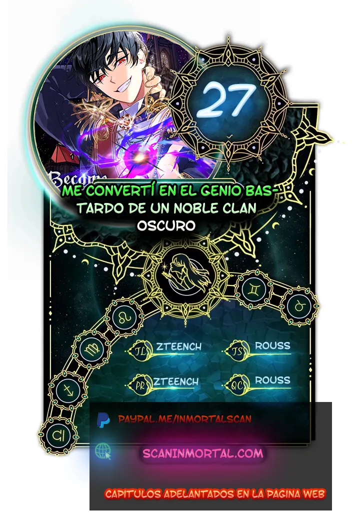 Me convertí en el genio bastardo de un noble clan oscuro capítulo 27 página 1