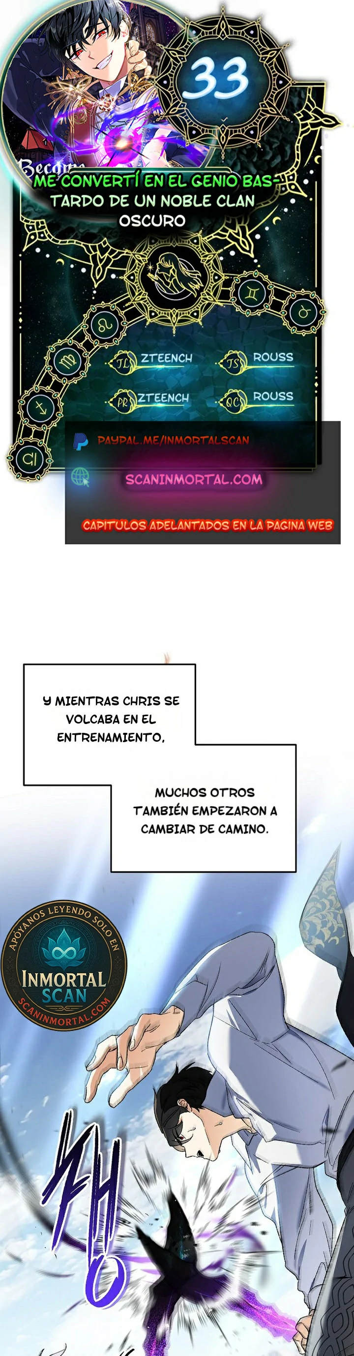 Me convertí en el genio bastardo de un noble clan oscuro capítulo 33 página 2