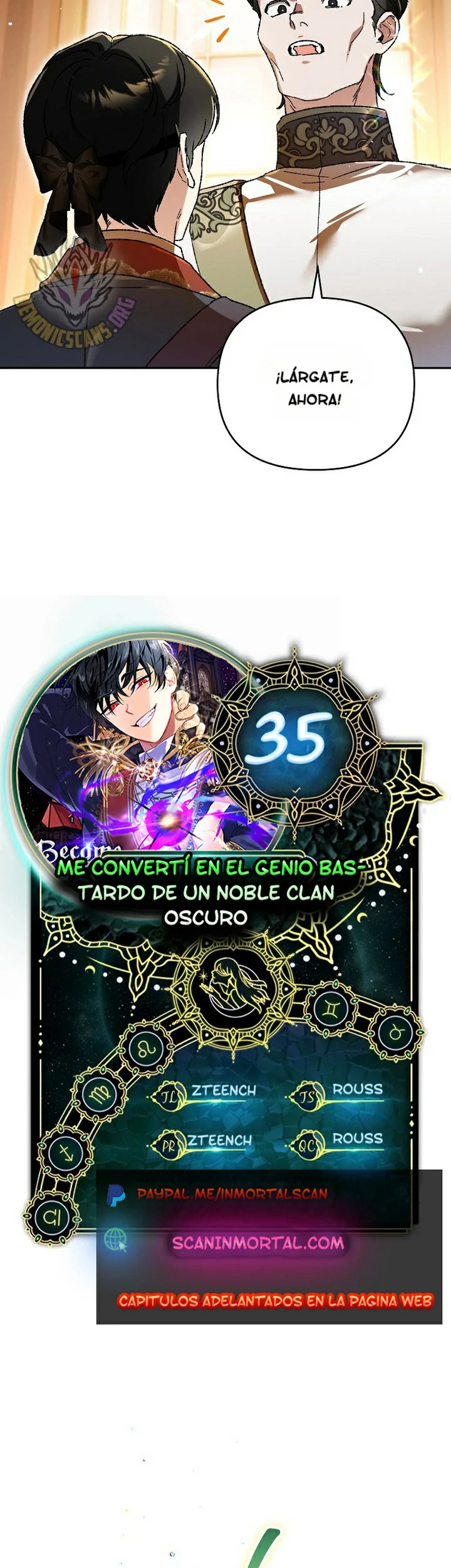 Me convertí en el genio bastardo de un noble clan oscuro capítulo 35 página 2