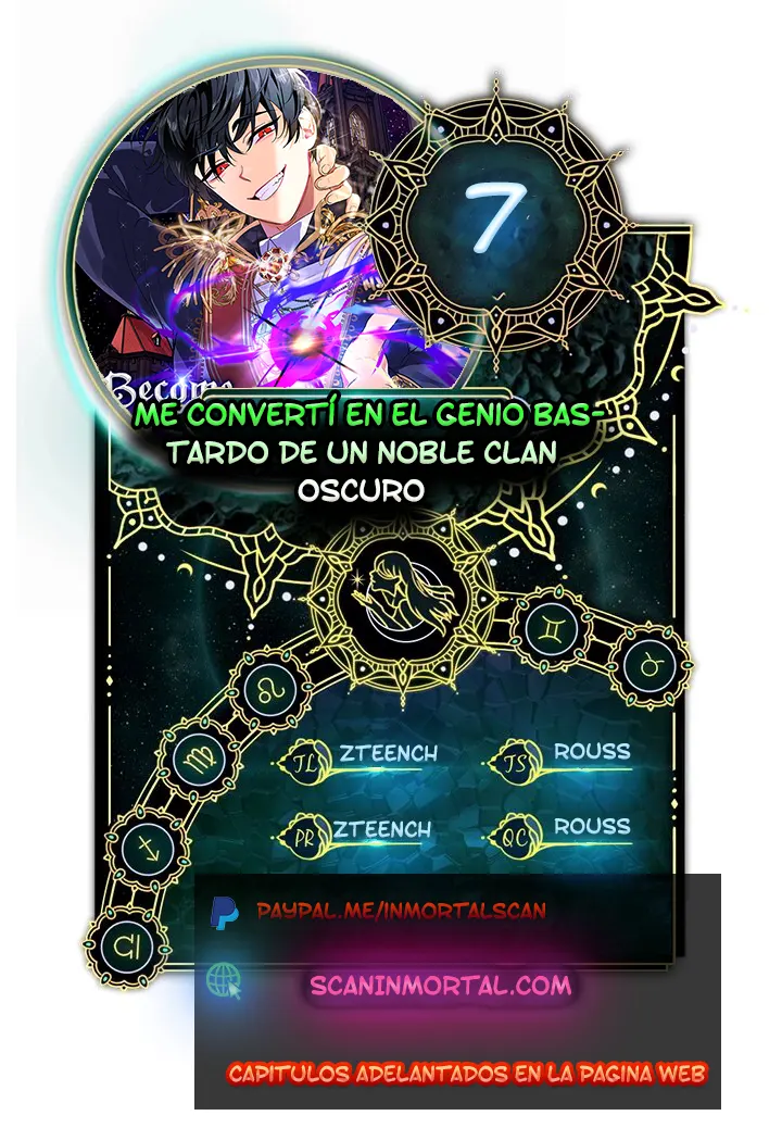 Me convertí en el genio bastardo de un noble clan oscuro capítulo 7 página 1