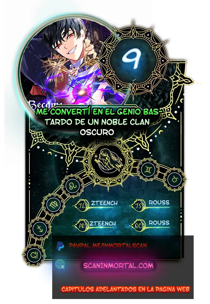Me convertí en el genio bastardo de un noble clan oscuro capítulo 9 página 1