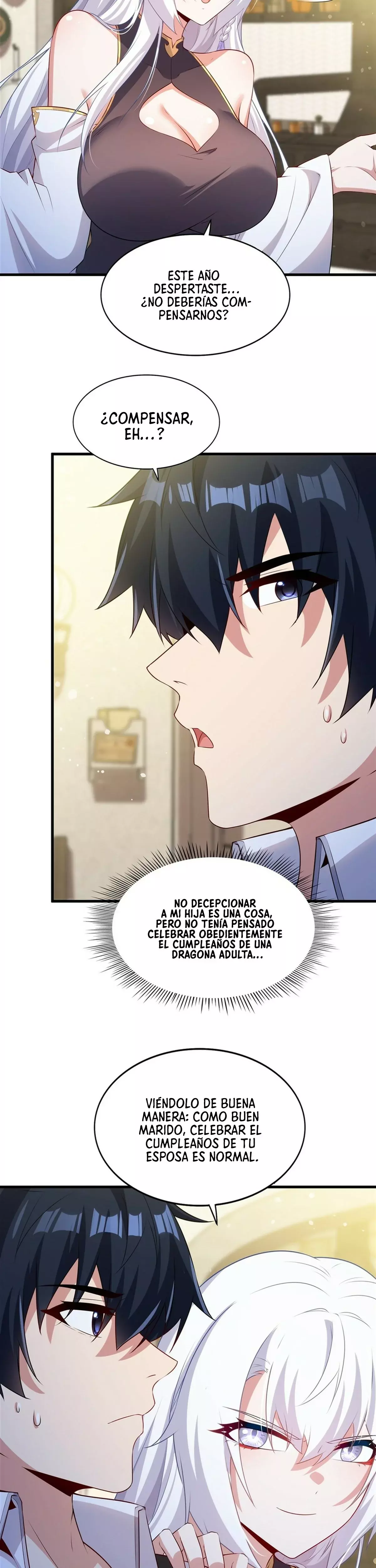 ¡Cállate, Dragón Malvado! Ya no quiero criar a un niño contigo capítulo 69 página 9