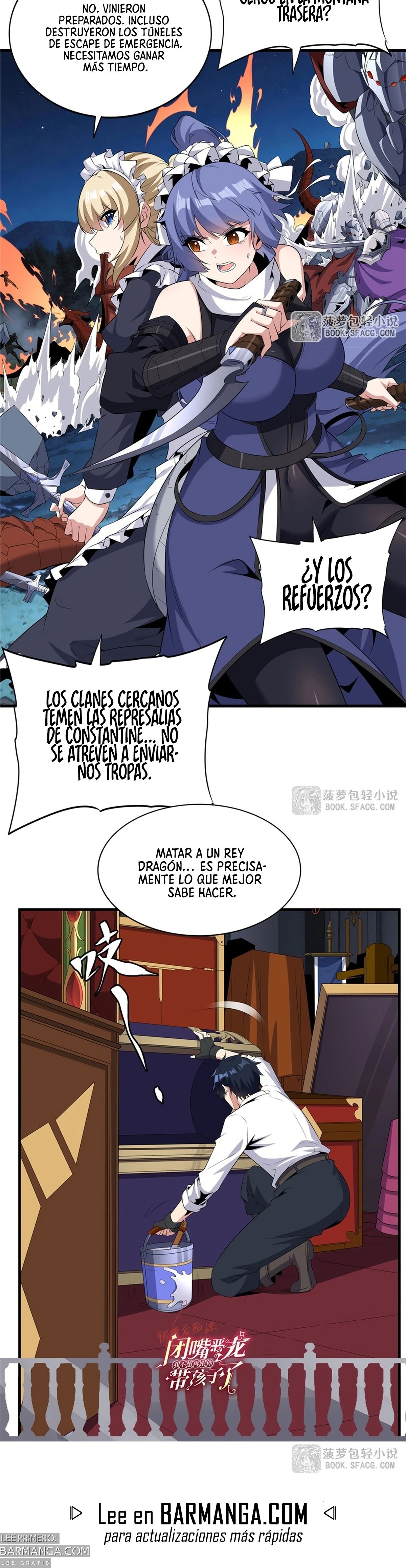 ¡Cállate, Dragón Malvado! Ya no quiero criar a un niño contigo capítulo 87 página 22