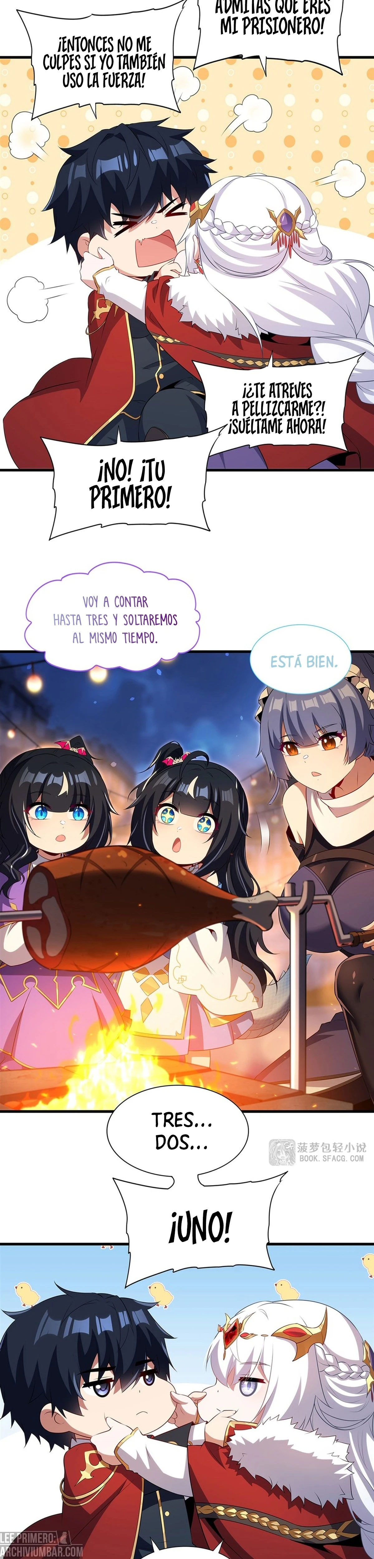 ¡Cállate, Dragón Malvado! Ya no quiero criar a un niño contigo capítulo 95 página 17