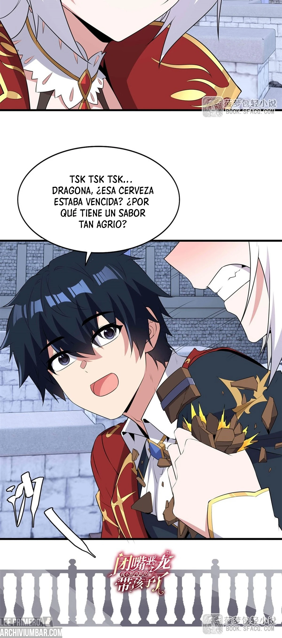 ¡Cállate, Dragón Malvado! Ya no quiero criar a un niño contigo capítulo 95 página 21