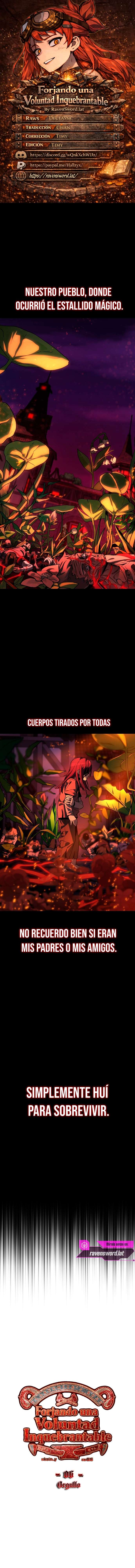 Forjando una voluntad inquebrantable capítulo 6 página 1