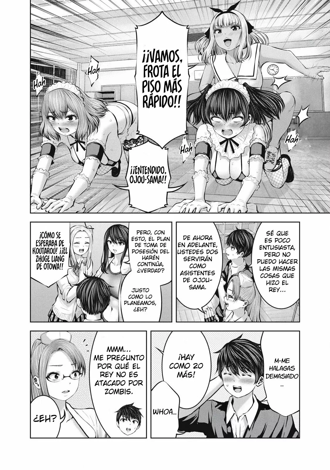 ZOMBIE SEKAI DE HAREM WO TSUKUROU capítulo 11 página 21