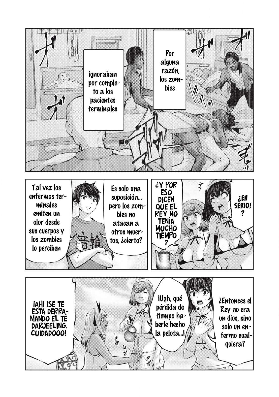 ZOMBIE SEKAI DE HAREM WO TSUKUROU capítulo 13.1 página 7