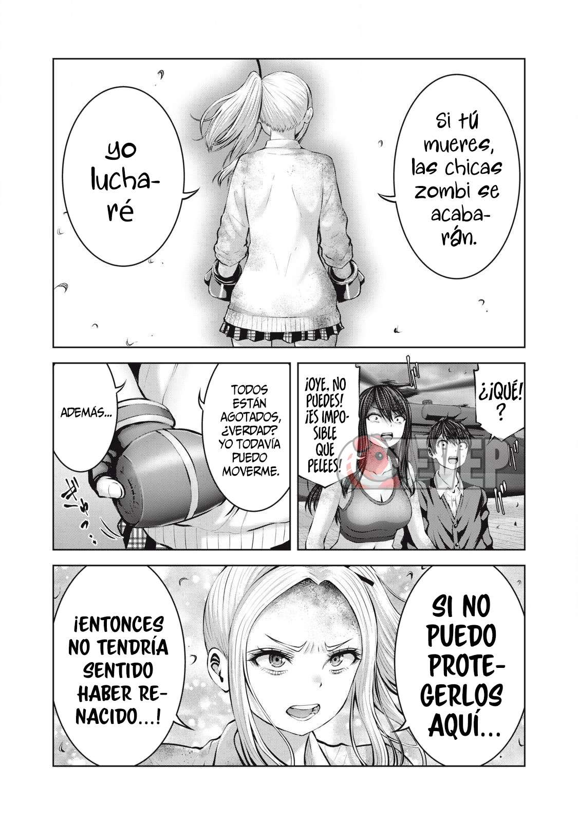 ZOMBIE SEKAI DE HAREM WO TSUKUROU capítulo 14.1 página 8