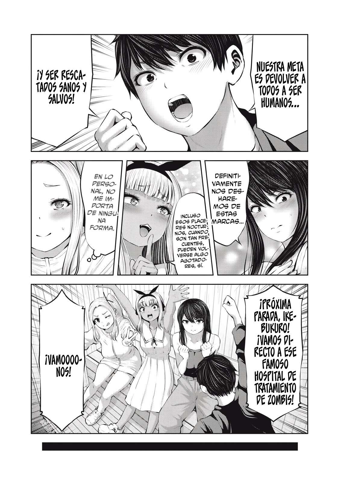 ZOMBIE SEKAI DE HAREM WO TSUKUROU capítulo 15.1 página 4