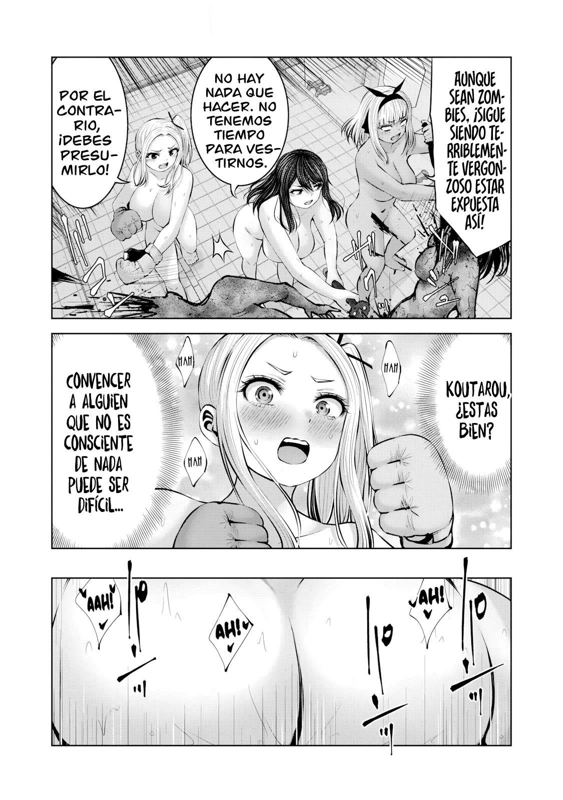 ZOMBIE SEKAI DE HAREM WO TSUKUROU capítulo 15.2 página 16
