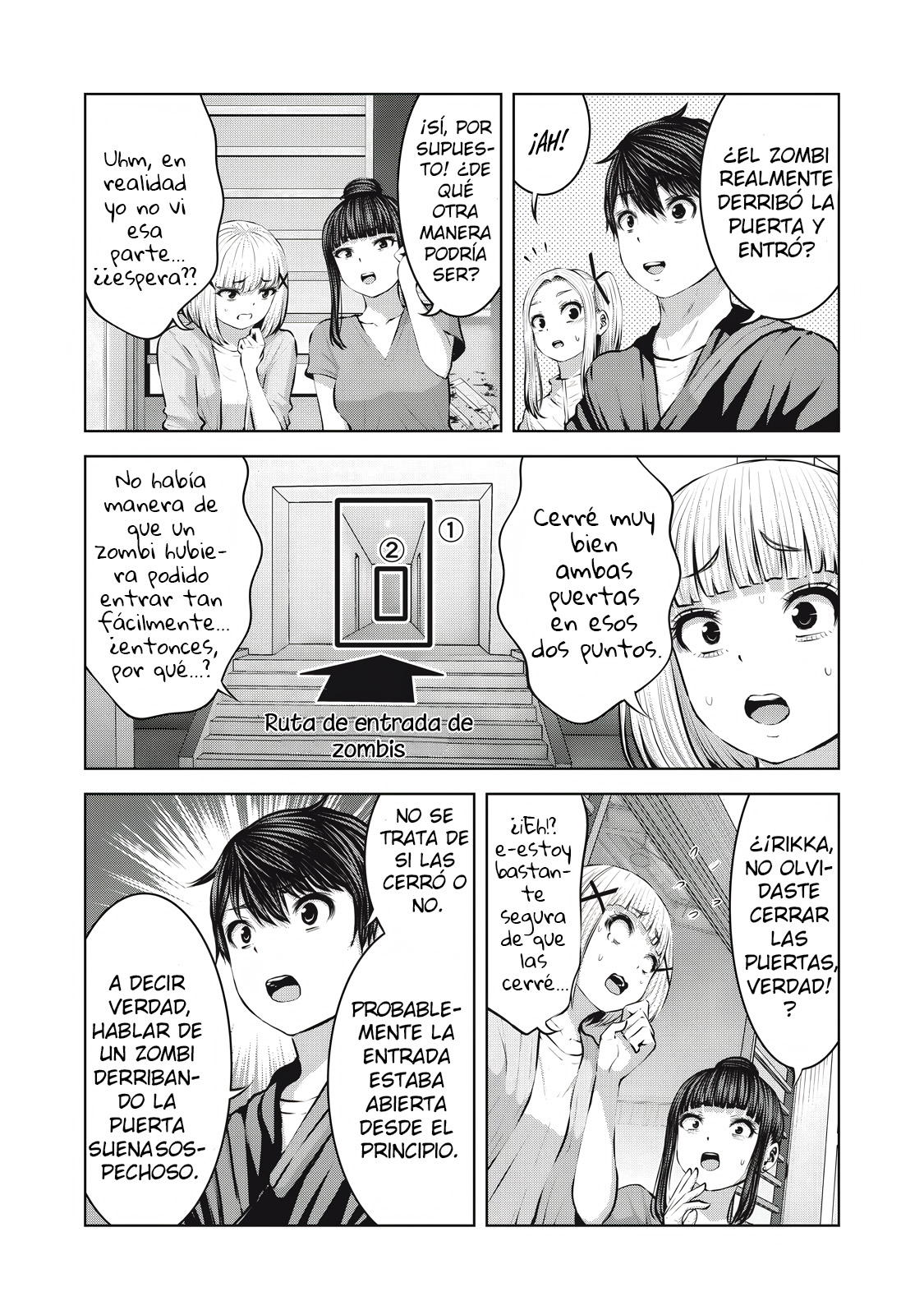 ZOMBIE SEKAI DE HAREM WO TSUKUROU capítulo 17.2 página 14