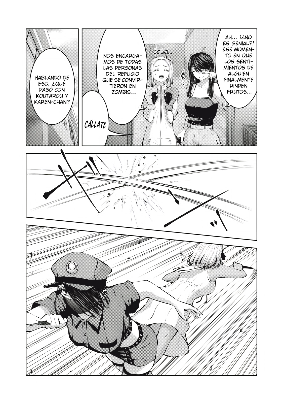 ZOMBIE SEKAI DE HAREM WO TSUKUROU capítulo 17.2 página 2