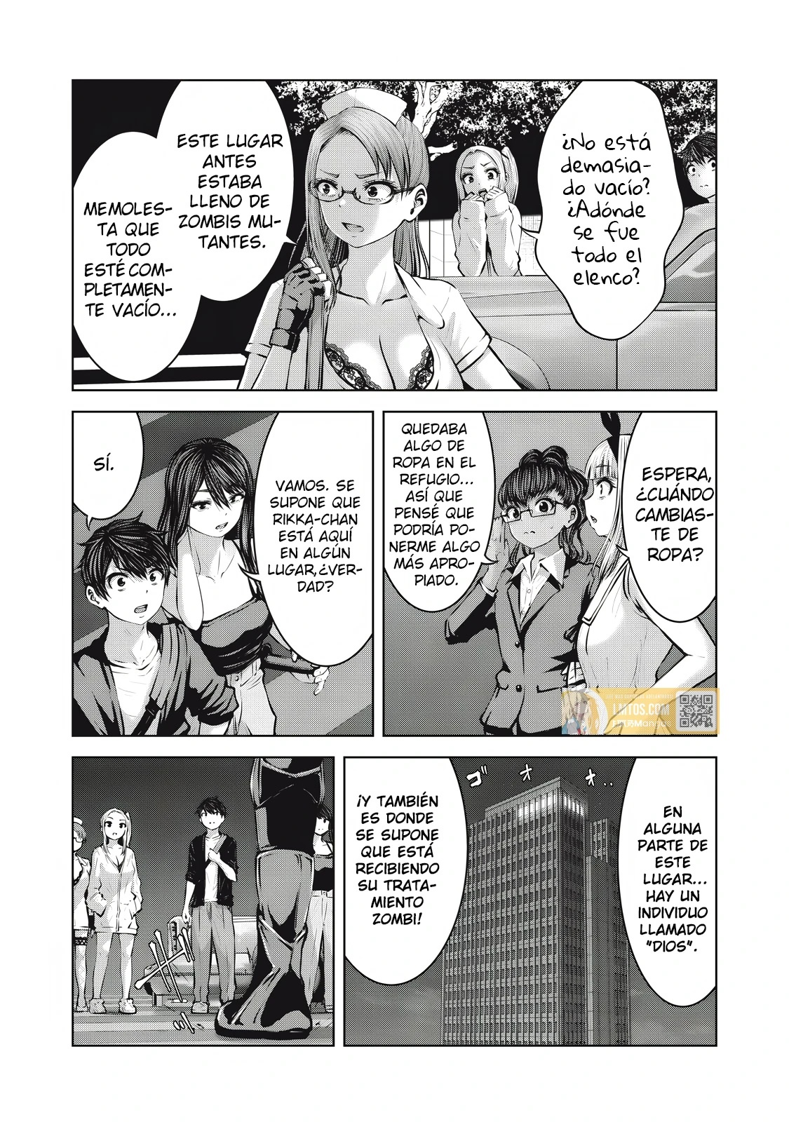 ZOMBIE SEKAI DE HAREM WO TSUKUROU capítulo 18.2 página 1