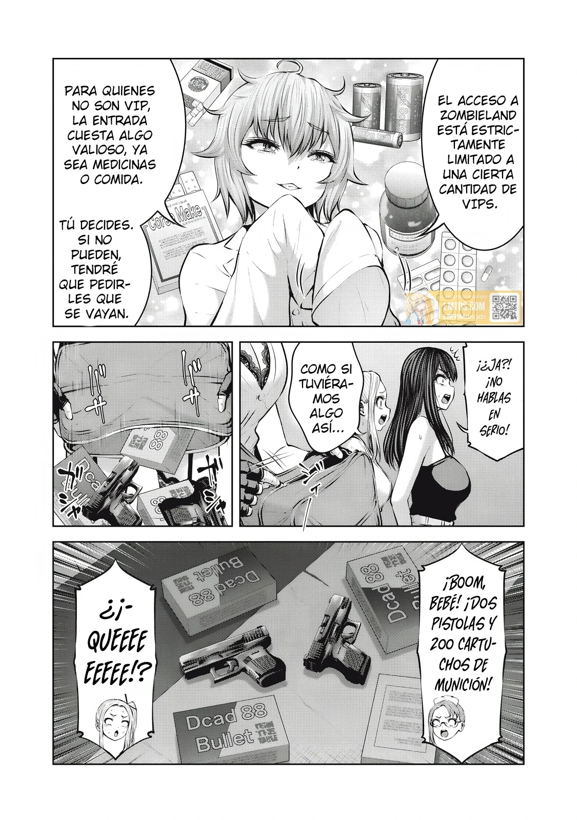 ZOMBIE SEKAI DE HAREM WO TSUKUROU capítulo 18.2 página 6