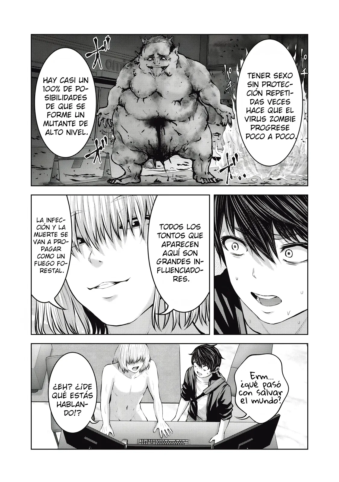 ZOMBIE SEKAI DE HAREM WO TSUKUROU capítulo 21.2 página 12