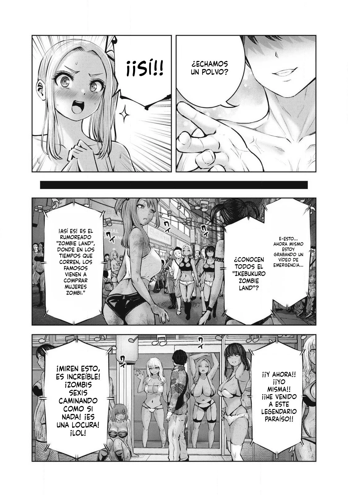 ZOMBIE SEKAI DE HAREM WO TSUKUROU capítulo 24.2 página 8