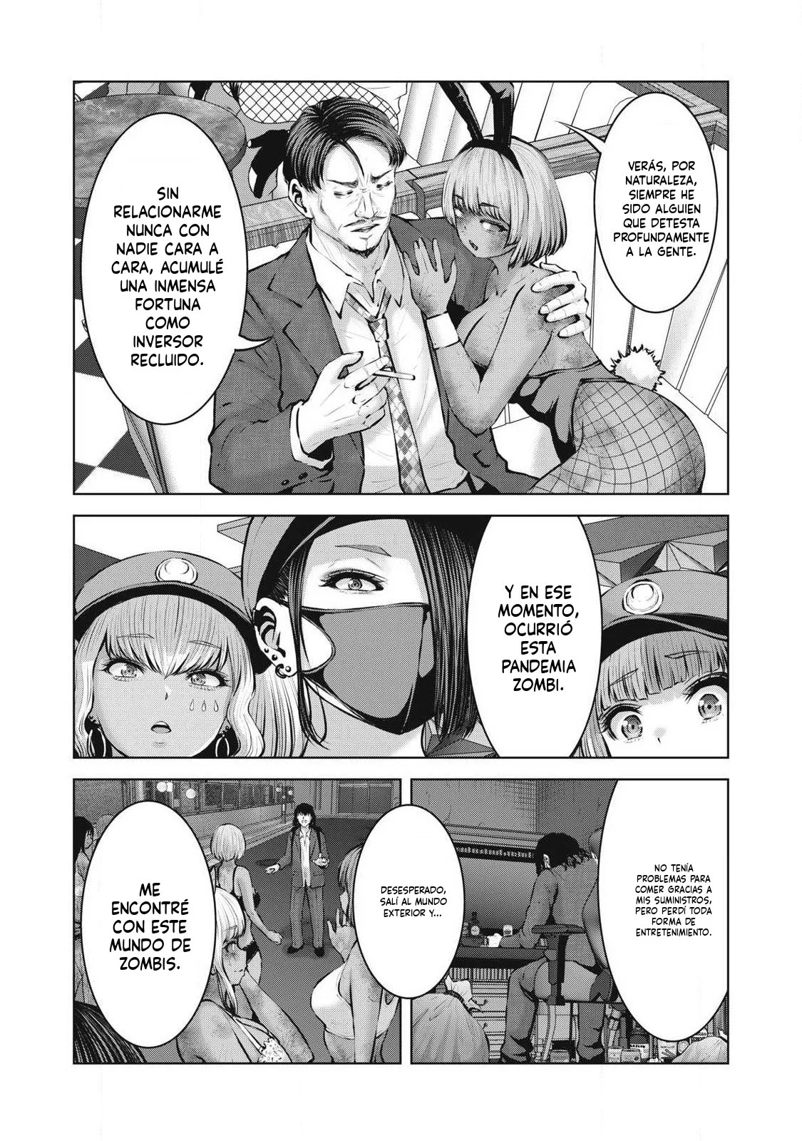 ZOMBIE SEKAI DE HAREM WO TSUKUROU capítulo 25.1 página 4