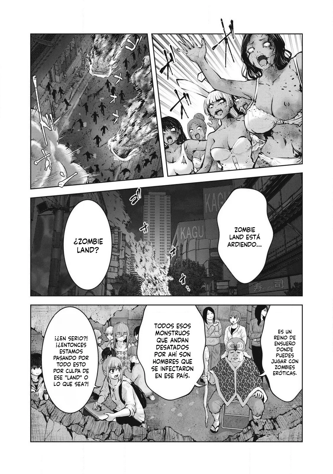 ZOMBIE SEKAI DE HAREM WO TSUKUROU capítulo 27.1 página 2