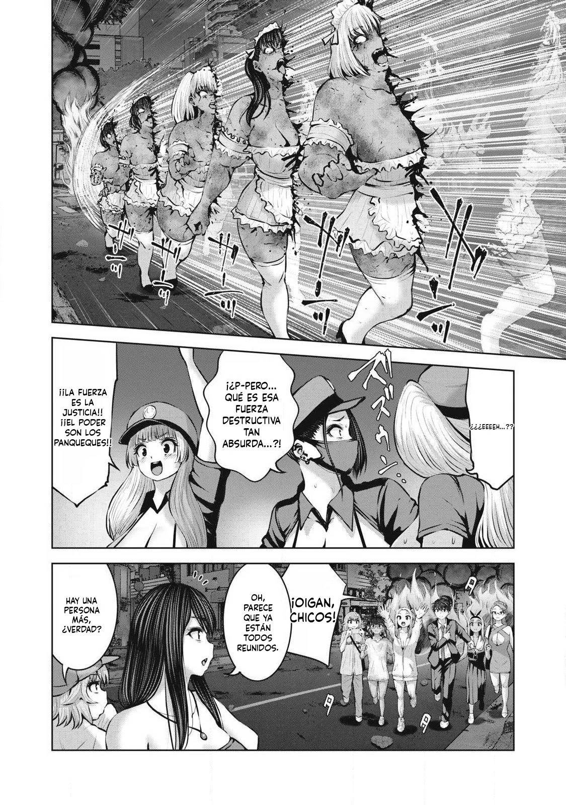 ZOMBIE SEKAI DE HAREM WO TSUKUROU capítulo 27.2 página 8