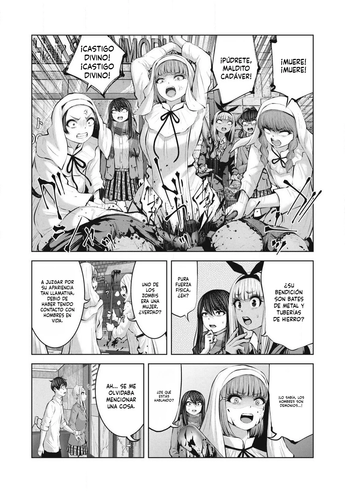 ZOMBIE SEKAI DE HAREM WO TSUKUROU capítulo 30.1 página 4