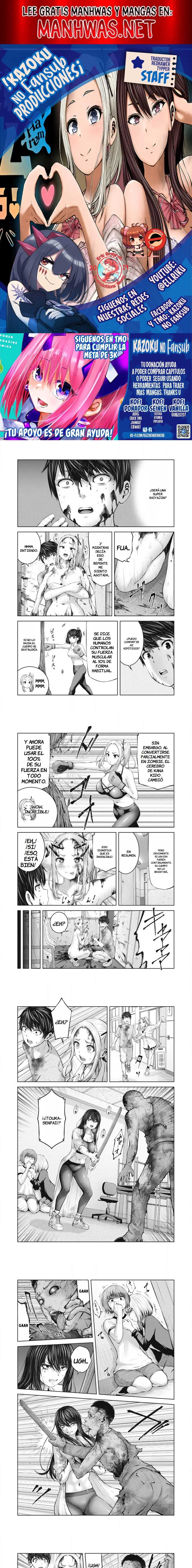 ZOMBIE SEKAI DE HAREM WO TSUKUROU capítulo 4.2 página 1
