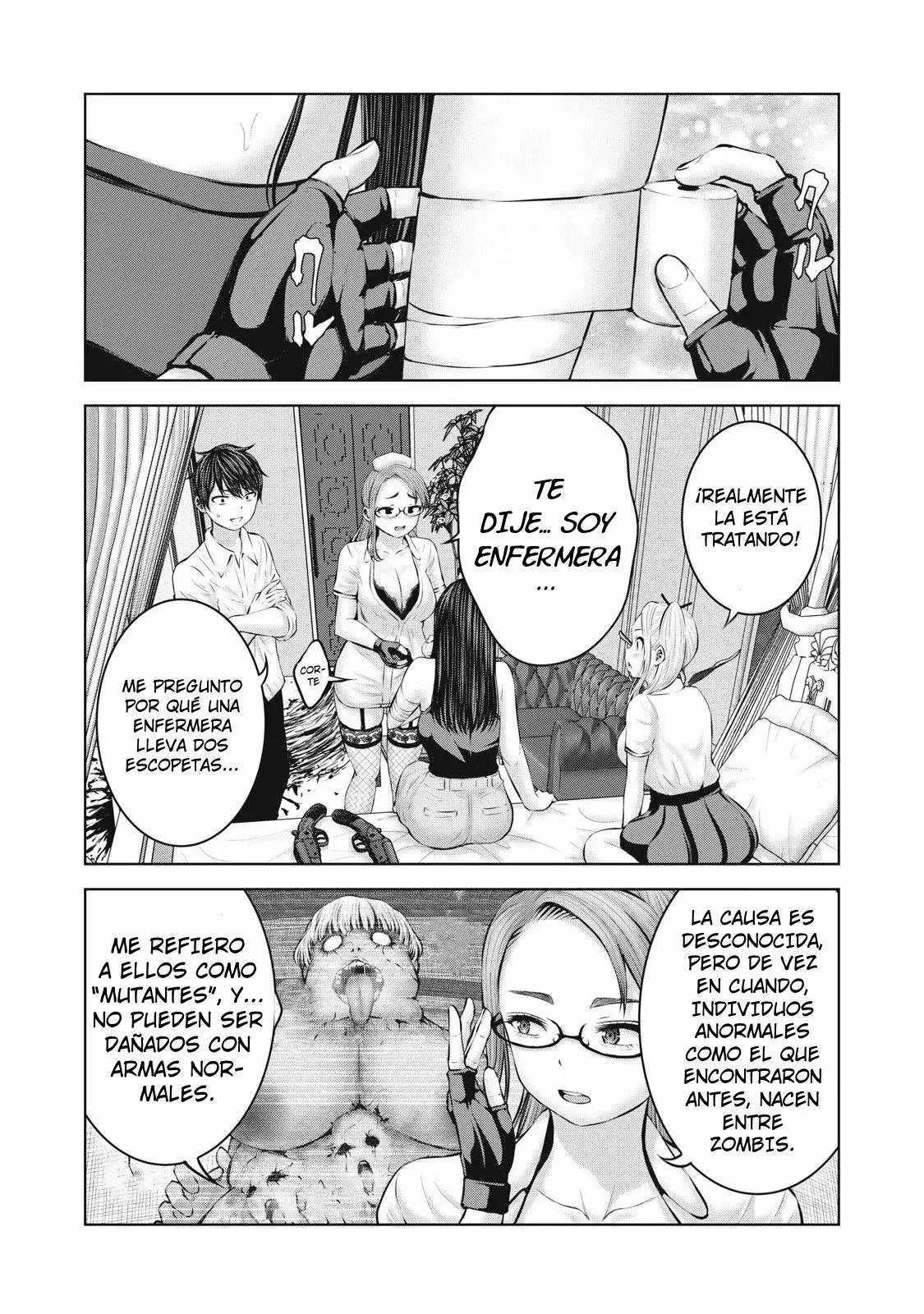 ZOMBIE SEKAI DE HAREM WO TSUKUROU capítulo 7 página 15