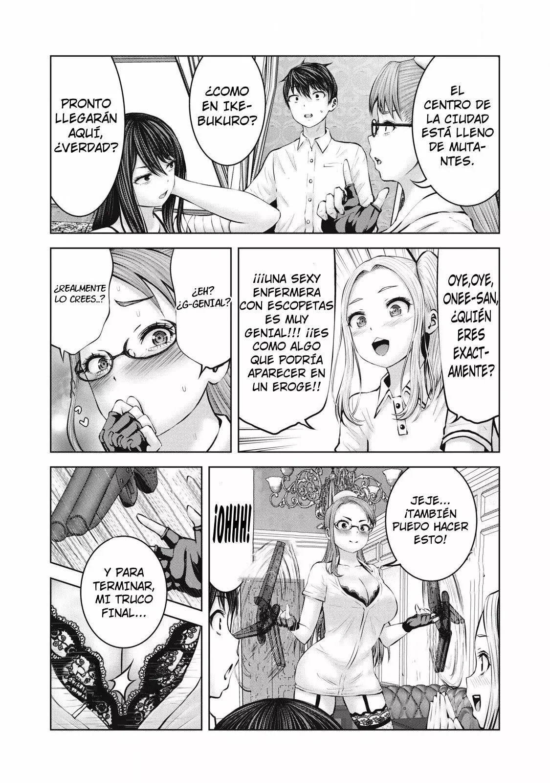 ZOMBIE SEKAI DE HAREM WO TSUKUROU capítulo 7 página 16