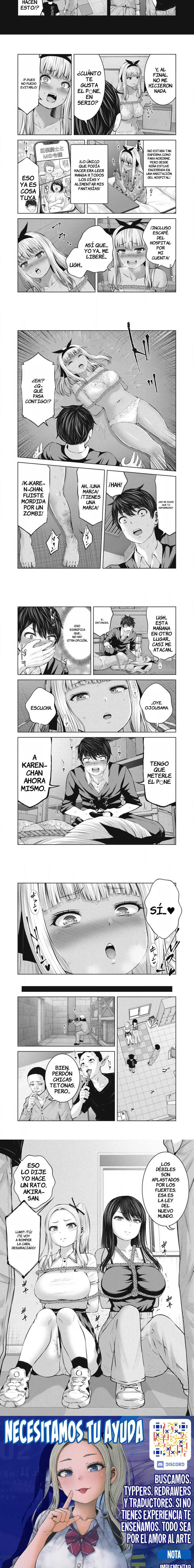 ZOMBIE SEKAI DE HAREM WO TSUKUROU capítulo 8.1 página 3